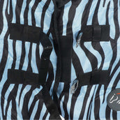 HKM Vliegendeken Zebra met Hals Aqua/Zwart HKM Vliegendeken Zebra met Hals Aqua/Zwart