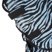 HKM Vliegendeken Zebra met Hals Aqua/Zwart HKM Vliegendeken Zebra met Hals Aqua/Zwart
