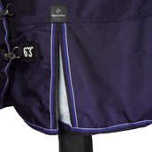 EQUITHÈME Outdoordeken Pro Series Tyrex 1680D 220g met Hals Navy EQUITHÈME Outdoordeken Pro Series Tyrex 1680D 220g met Hals Navy