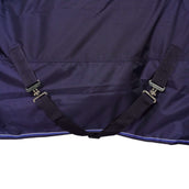EQUITHÈME Outdoordeken Pro Series Tyrex 1680D 220g met Hals Navy EQUITHÈME Outdoordeken Pro Series Tyrex 1680D 220g met Hals Navy