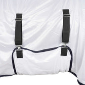 HKM Vliegendeken Lyon met Halsdeel Wit HKM Vliegendeken Lyon met Halsdeel Wit