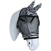 RugBe by Covalliero Vliegenmasker met Oorbedekking Zwart Zebra RugBe by Covalliero Vliegenmasker met Oorbedekking Zwart Zebra