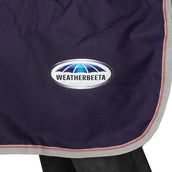 WeatherBeeta Uitrijdeken Essential Fleece Lined Quarter Navy/Zilver/Rood WeatherBeeta Uitrijdeken Essential Fleece Lined Quarter Navy/Zilver/Rood