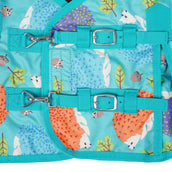 HB Harry & Hector Outdoordeken 0g Hedgehog Fleece Turquoise HB Harry & Hector Outdoordeken 0g Hedgehog Fleece Turquoise