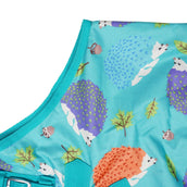 HB Harry & Hector Outdoordeken 0g Hedgehog Fleece Turquoise HB Harry & Hector Outdoordeken 0g Hedgehog Fleece Turquoise