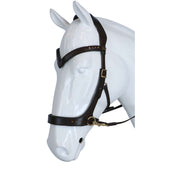 F.R.A Hoofdstel Glory Side-Pull Leder met Kralen Bruin F.R.A Hoofdstel Glory Side-Pull Leder met Kralen Bruin