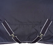 HKM Outdoordeken Premium 1680D 100g met Teddy voering Donkerblauw HKM Outdoordeken Premium 1680D 100g met Teddy voering Donkerblauw