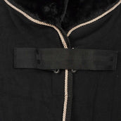 Waldhausen Fleecedeken Modern Zwart/Roségoud Waldhausen Fleecedeken Modern Zwart/Roségoud