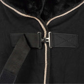 Waldhausen Fleecedeken Modern Zwart/Roségoud Waldhausen Fleecedeken Modern Zwart/Roségoud