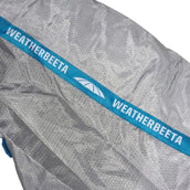 WeatherBeeta Vliegendeken ComFiTec Hexi Shield Combo Neck Silver/Teal Blue WeatherBeeta Vliegendeken ComFiTec Hexi Shield Combo Neck Silver/Teal Blue