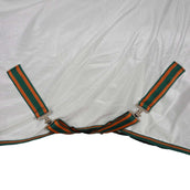 WeatherBeeta Vliegendeken ComFiTec Tyro Mesh Combo Neck White/Green/Burnt Orange WeatherBeeta Vliegendeken ComFiTec Tyro Mesh Combo Neck White/Green/Burnt Orange