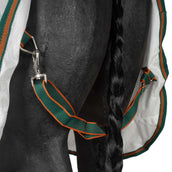 WeatherBeeta Vliegendeken ComFiTec Tyro Mesh Combo Neck White/Green/Burnt Orange WeatherBeeta Vliegendeken ComFiTec Tyro Mesh Combo Neck White/Green/Burnt Orange