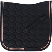 HKM Zadeldekje Rosegold Glamour Dressuur Zwart/Rosegoud HKM Zadeldekje Rosegold Glamour Dressuur Zwart/Rosegoud
