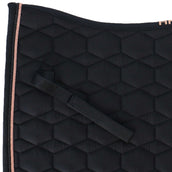 HKM Zadeldekje Rosegold Glamour Dressuur Zwart/Rosegoud HKM Zadeldekje Rosegold Glamour Dressuur Zwart/Rosegoud