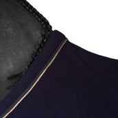 HKM Zweetdeken Rosegold Glamour Donkerblauw/Rosegoud HKM Zweetdeken Rosegold Glamour Donkerblauw/Rosegoud