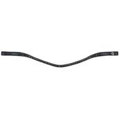 Waldhausen Frontriem X-Line Glam Zwart/Wit/Zilver Waldhausen Frontriem X-Line Glam Zwart/Wit/Zilver
