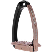 Tech Stirrups Stijgbeugels Venice Sloped Evo Swarovski Zwart/Rosegoud Tech Stirrups Stijgbeugels Venice Sloped Evo Swarovski Zwart/Rosegoud