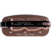 Tech Stirrups Stijgbeugels Venice Sloped Evo Swarovski Zwart/Rosegoud Tech Stirrups Stijgbeugels Venice Sloped Evo Swarovski Zwart/Rosegoud