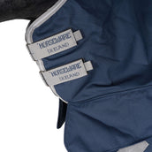 Amigo Turnout Rug Integrated 1200D 150g Navy/Titanium Grey/Silver Amigo Turnout Rug Integrated 1200D 150g Navy/Titanium Grey/Silver