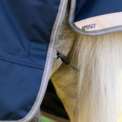 Amigo Turnout 1200D Plus Pony 50g Navy/Titanium Grey/Silver Amigo Turnout 1200D Plus Pony 50g Navy/Titanium Grey/Silver
