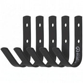 Agradi Horse Stalhaken 5 Stuks Zwart Agradi Horse Stalhaken 5 Stuks Zwart