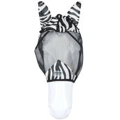 Velder Horsewear Essentials Vliegenmasker Zebra met Oren Zwart/Wit Velder Horsewear Essentials Vliegenmasker Zebra met Oren Zwart/Wit