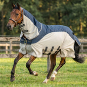 Velder Horsewear Premium Vliegendeken Waterproof-Top Navy/Pearl Silver Velder Horsewear Premium Vliegendeken Waterproof-Top Navy/Pearl Silver