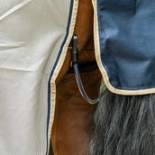 Velder Horsewear Premium Vliegendeken Waterproof-Top Navy/Pearl Silver Velder Horsewear Premium Vliegendeken Waterproof-Top Navy/Pearl Silver