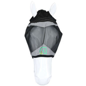 Agradi Horse Vliegenmasker Fine Mesh met Ooruitsparing Zwart Agradi Horse Vliegenmasker Fine Mesh met Ooruitsparing Zwart