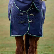 WeatherBeeta ComFiTec Plus Dynamic Turnout Detach-A-Neck 100g Navy/Forest Green WeatherBeeta ComFiTec Plus Dynamic Turnout Detach-A-Neck 100g Navy/Forest Green