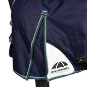 WeatherBeeta ComFiTec Plus Dynamic Turnout High Neck 100g Navy/Forest Green WeatherBeeta ComFiTec Plus Dynamic Turnout High Neck 100g Navy/Forest Green