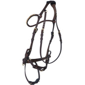 Kavalkade Hoofdstel Caliano Via Bruin/Brass Kavalkade Hoofdstel Caliano Via Bruin/Brass