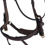 Kavalkade Hoofdstel Caliano Via Bruin/Brass Kavalkade Hoofdstel Caliano Via Bruin/Brass