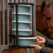 Waldhausen Voerbakhouder voor 2L Bakken Zwart Waldhausen Voerbakhouder voor 2L Bakken Zwart
