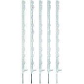 Ako Weidepaal Titan met Enkele Opstap 110cm 5 Stuks Wit Ako Weidepaal Titan met Enkele Opstap 110cm 5 Stuks Wit