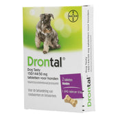 Drontal Dog Tasty Ontwormingstablet Hond Drontal Dog Tasty Ontwormingstablet Hond