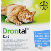 Drontal Ontwormingstablet Kat 4kg Drontal Ontwormingstablet Kat 4kg