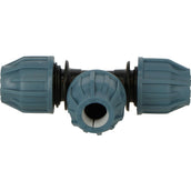 Jason T-stuk 90° PP DVGW/KIWA/WRAS Knel Zwart/Blauw Jason T-stuk 90° PP DVGW/KIWA/WRAS Knel Zwart/Blauw