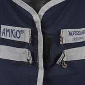 Amigo Staldeken met Kruissingels Navy/Silver Amigo Staldeken met Kruissingels Navy/Silver