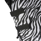 Harry's Horse Vliegendeken Zwart Losse Hals Zebra Harry's Horse Vliegendeken Zwart Losse Hals Zebra
