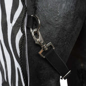 Harry's Horse Vliegendeken Zwart Losse Hals Zebra Harry's Horse Vliegendeken Zwart Losse Hals Zebra