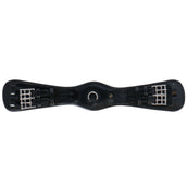 BR Dressuursingel Durham 2-zijd Elastisch Zwart/Zilver BR Dressuursingel Durham 2-zijd Elastisch Zwart/Zilver