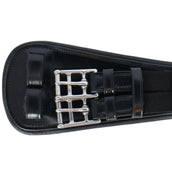 BR Dressuursingel Durham 2-zijd Elastisch Zwart/Zilver BR Dressuursingel Durham 2-zijd Elastisch Zwart/Zilver