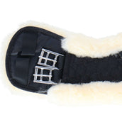 BR Singel Eclipse Rond met Sheepskin Zwart BR Singel Eclipse Rond met Sheepskin Zwart
