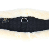 BR Singel Eclipse Rond met Sheepskin Zwart BR Singel Eclipse Rond met Sheepskin Zwart