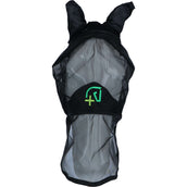 Agradi Horse Vliegenmasker Fine Mesh met Oren en Neus Zwart Agradi Horse Vliegenmasker Fine Mesh met Oren en Neus Zwart