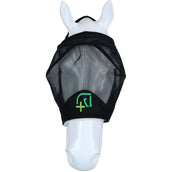 Agradi Horse Vliegenmasker Fine Mesh zonder Oren Zwart Agradi Horse Vliegenmasker Fine Mesh zonder Oren Zwart