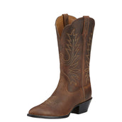 Ariat Westernlaars Heritage R Toe Woman's Brown Ariat Westernlaars Heritage R Toe Woman's Brown