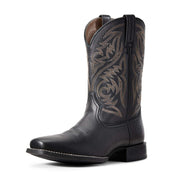 Ariat Westernlaars Sports Herdsman Man's Black Deertan Ariat Westernlaars Sports Herdsman Man's Black Deertan