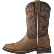 Ariat Westernlaarzen Delilah Round Toe Distressed Brown Ariat Westernlaarzen Delilah Round Toe Distressed Brown